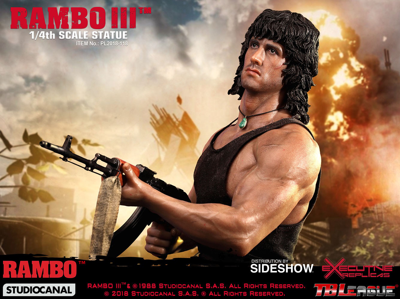 Rambo Rambo III Statues  (Prototype Shown) View 10