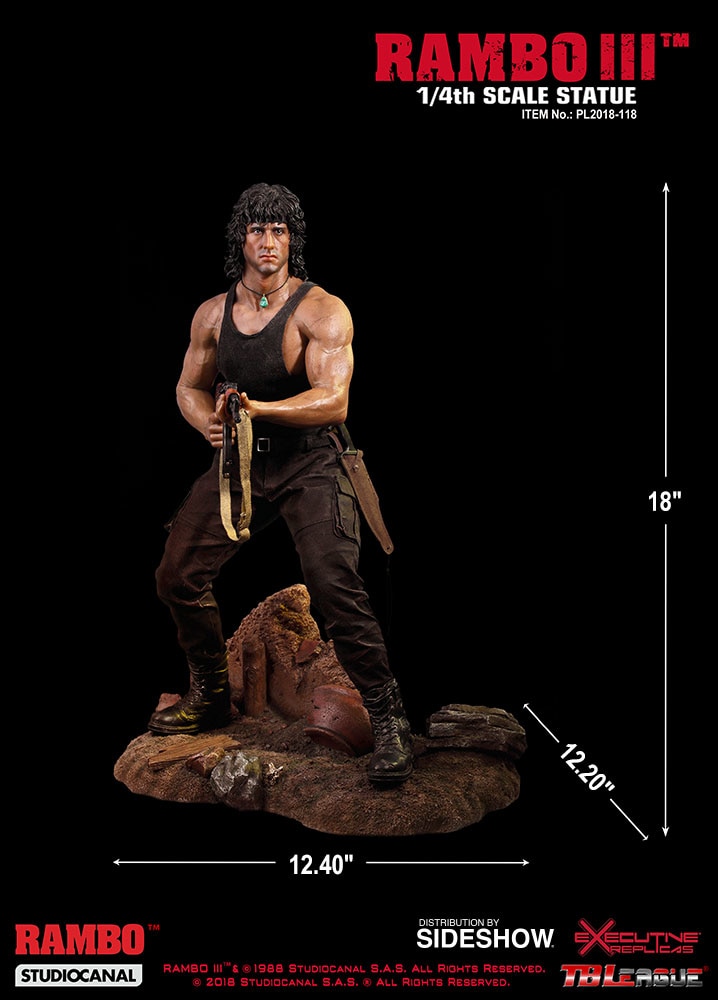 Rambo Rambo III Statues  (Prototype Shown) View 16