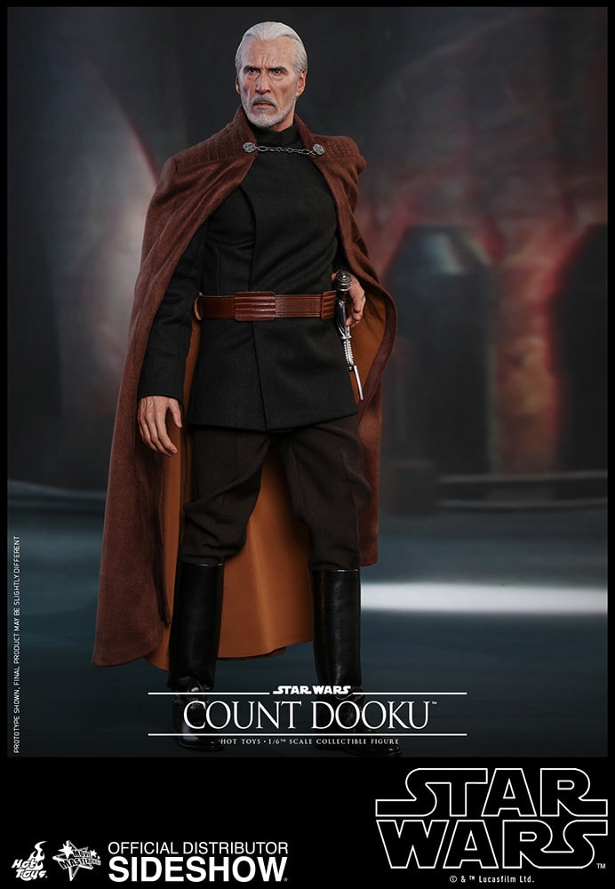 Count Dooku Attack of the Clones Figure by Hot Toys Sideshow