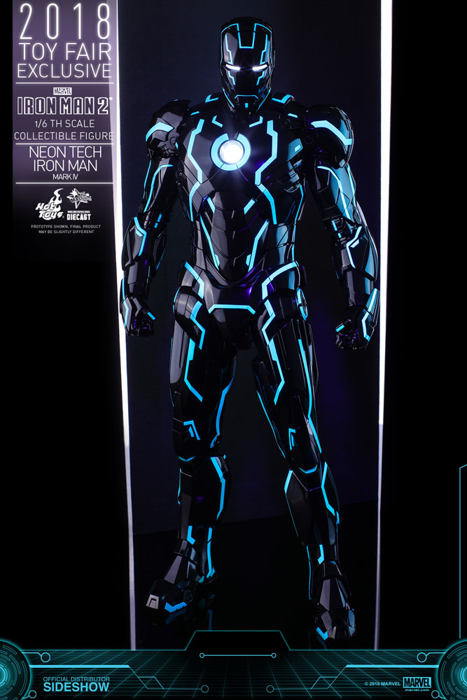 Sideshow neon tech iron man sales