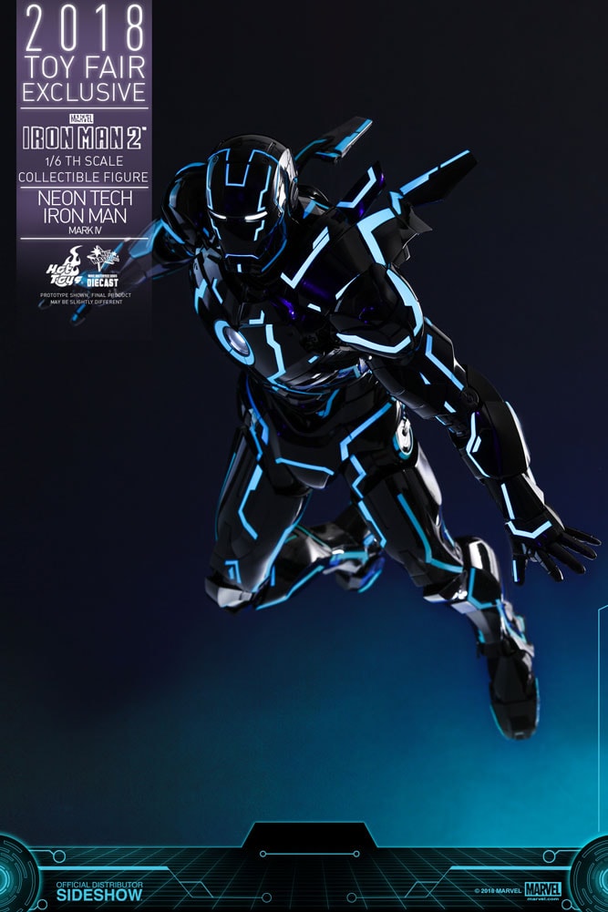 Neon Tech Iron Man Mark IV Figure by Hot Toys | Sideshow Neon Tech Iron Man Mark IV Figure by Hot Toys | Sideshow