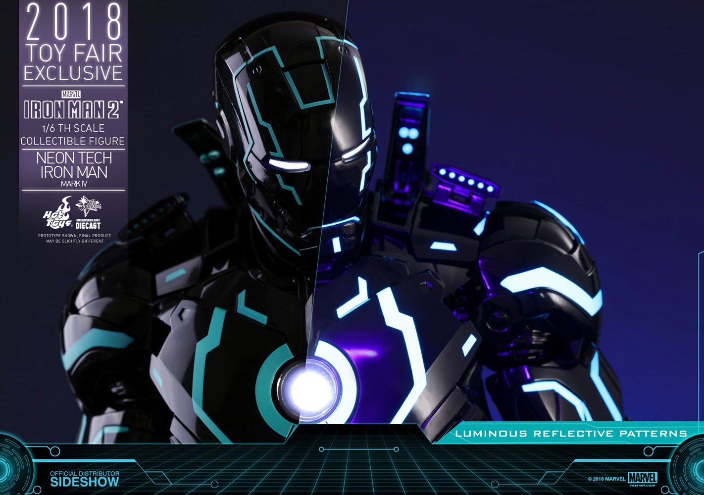 Neon Tech Iron Man Mark IV Figure by Hot Toys | Sideshow Neon Tech Iron Man Mark IV Figure by Hot Toys | Sideshow