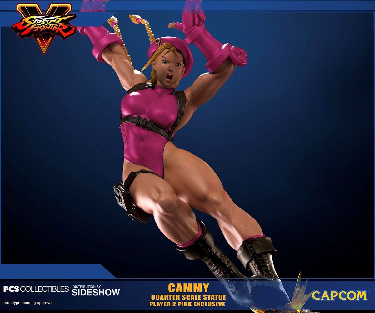 Street Fighter Cammy Player 2 Pink Statues  Exclusive Edition (Prototype Shown) View 2