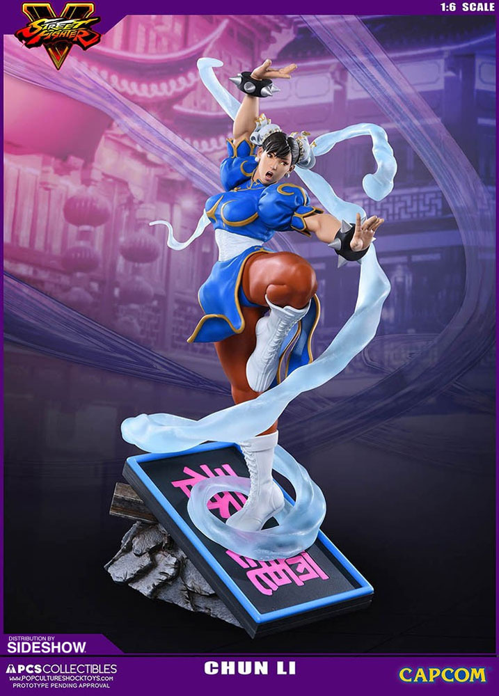 Street Fighter Chun-Li V-Trigger Statues  Collector Edition (Prototype Shown) View 2
