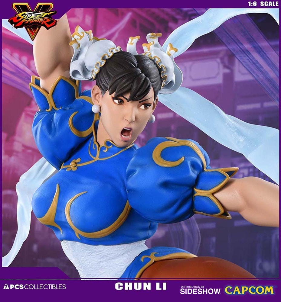 Street Fighter Chun-Li V-Trigger Statues  Exclusive Edition (Prototype Shown) View 1