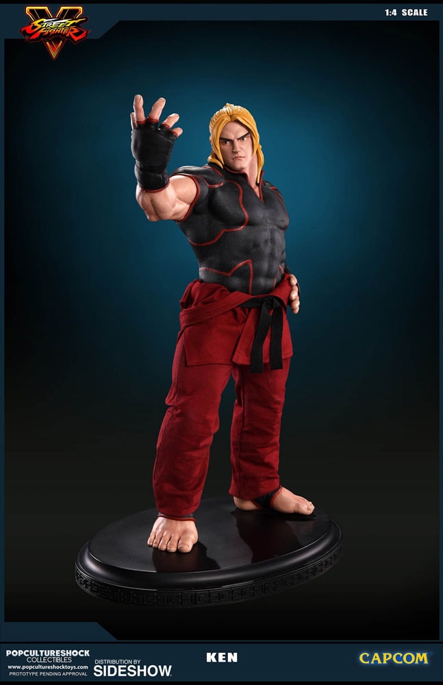 Street Fighter Ken Masters Statue by Pop Culture Shock Sideshow