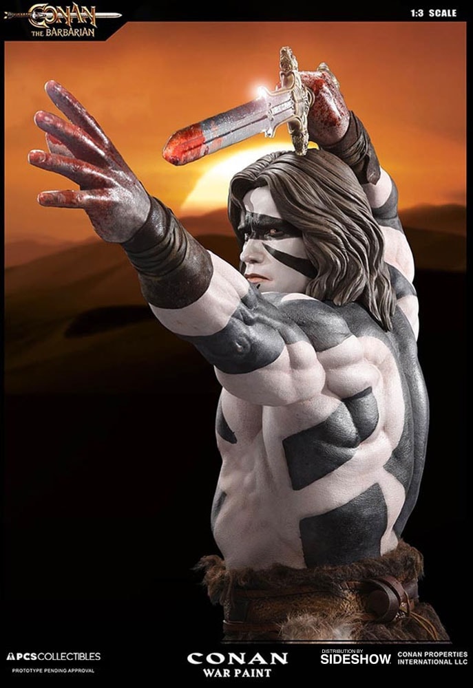 Conan Conan the Barbarian War Paint Statues  Exclusive Edition (Prototype Shown) View 6