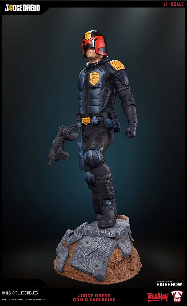 2000 AD Judge Dredd Comic Version Statues  Exclusive Edition (Prototype Shown) View 7