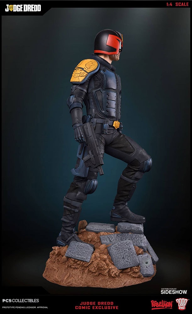 2000 AD Judge Dredd Comic Version Statues  Exclusive Edition (Prototype Shown) View 11