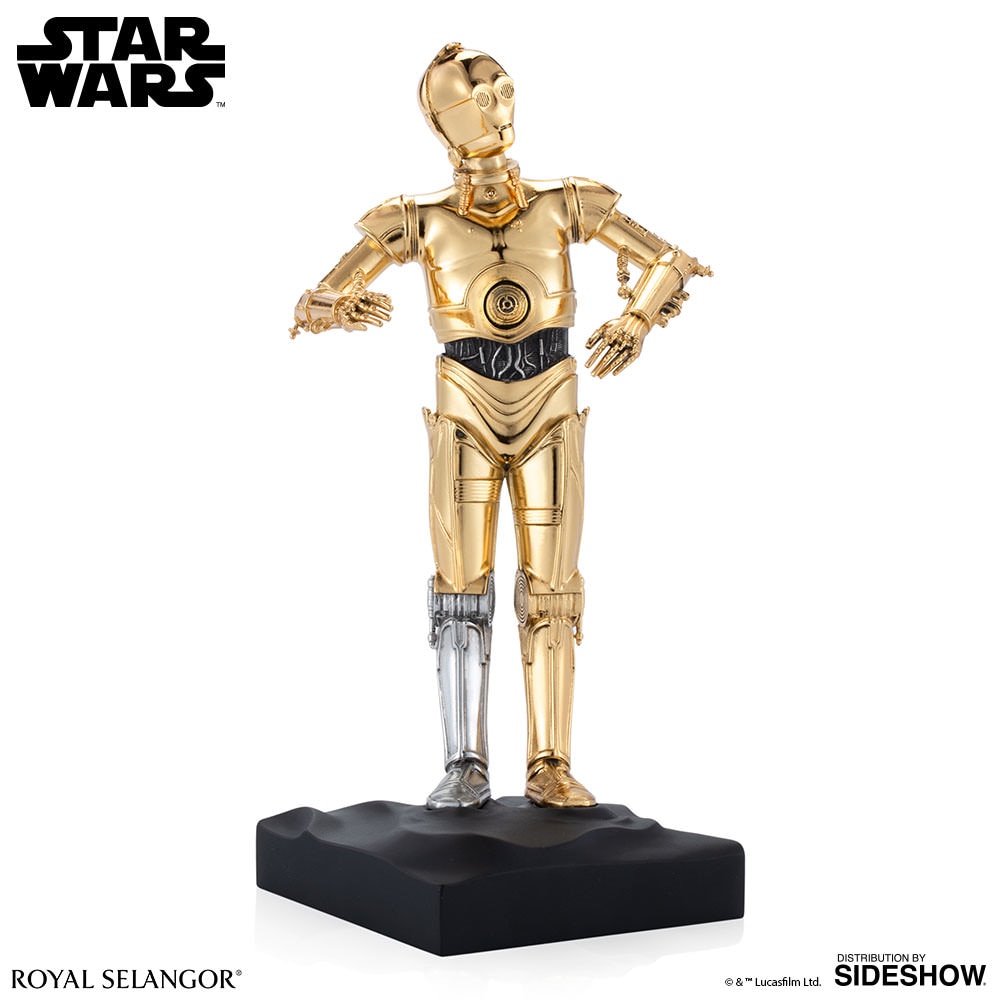 Star Wars C-3PO Figurine Pewter Collectible  (Prototype Shown) View 1