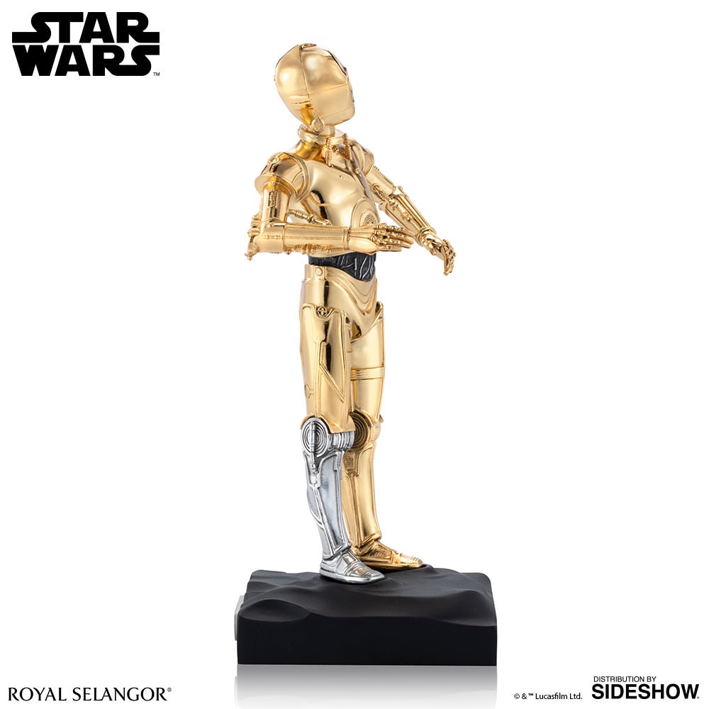Star Wars C-3PO Figurine Pewter Collectible  (Prototype Shown) View 2