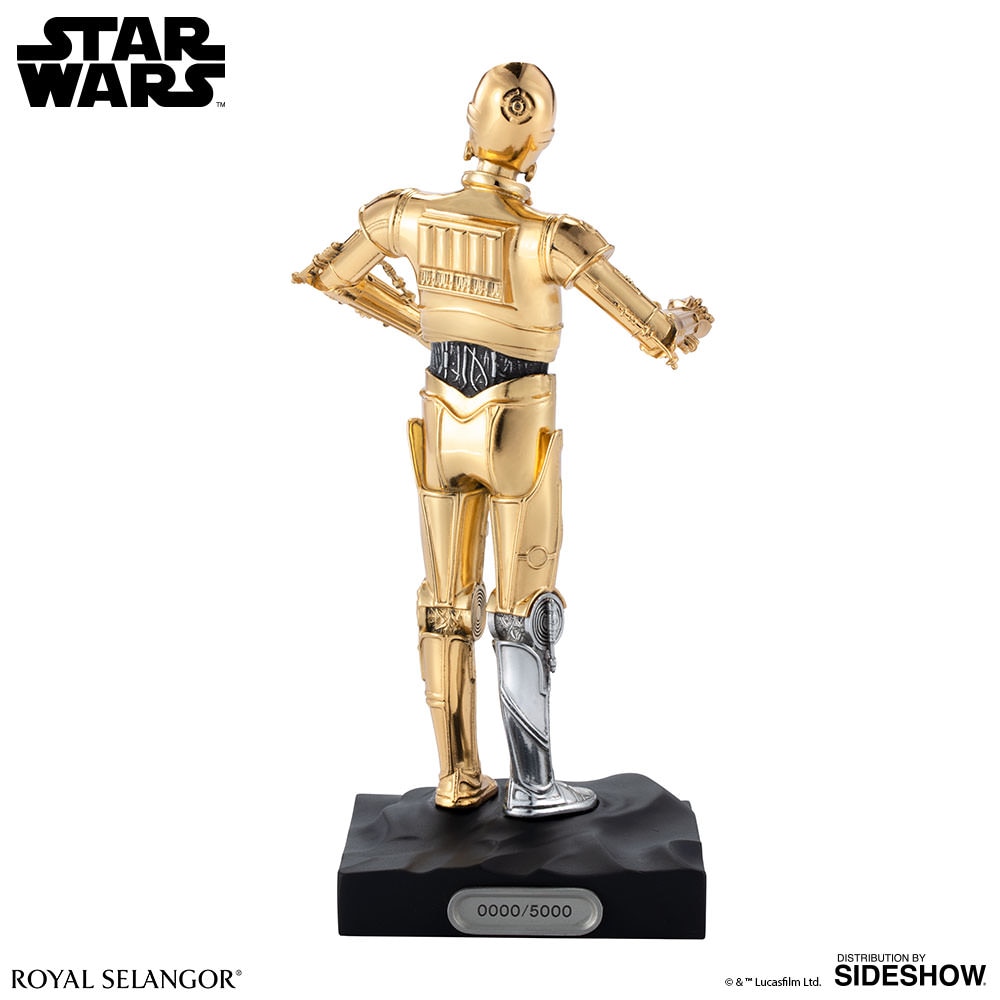 Star Wars C-3PO Figurine Pewter Collectible  (Prototype Shown) View 3