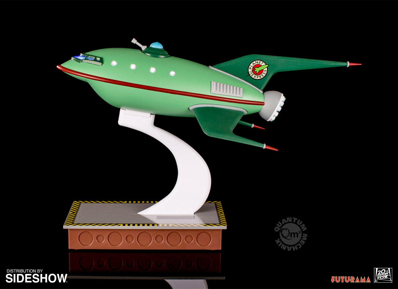 新品未開封:SUPERCAR「貴重■コンパクトミラー/鏡」Futurama/特典 Futurama Planet Express Ship Scaled Replica by Quantum Mecha