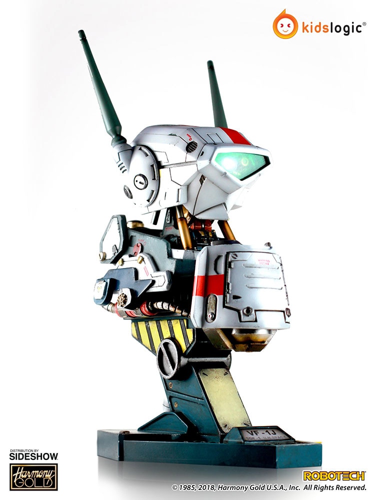 Robotech Saga Valkyrie VF-1J Mechanical Bust Statue  (Prototype Shown) View 1