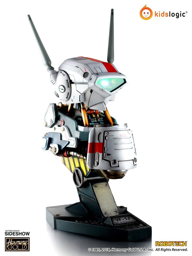 Robotech Saga Valkyrie VF-1J Mechanical Bust Statue  (Prototype Shown) View 5
