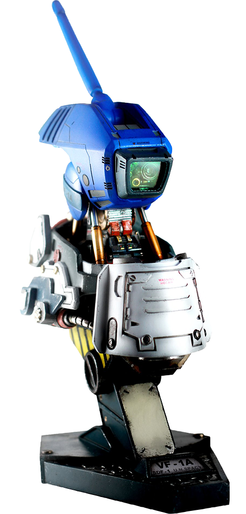 Robotech Saga Valkyrie VF-1A Max Mechanical Bust Statue  (Prototype Shown) View 9