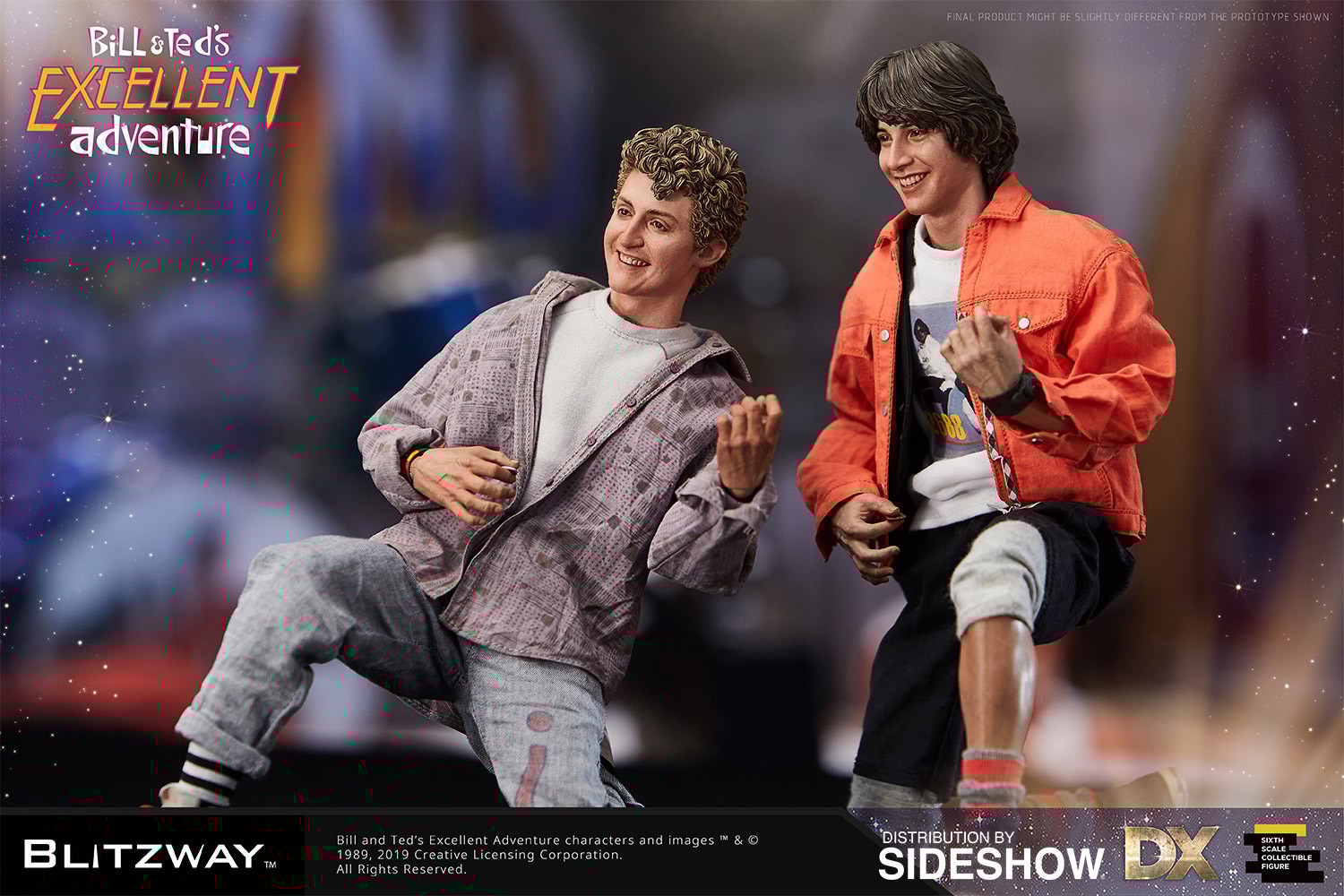 Bill and Ted Sixth Scale Collectible Figure Set by Blitzway