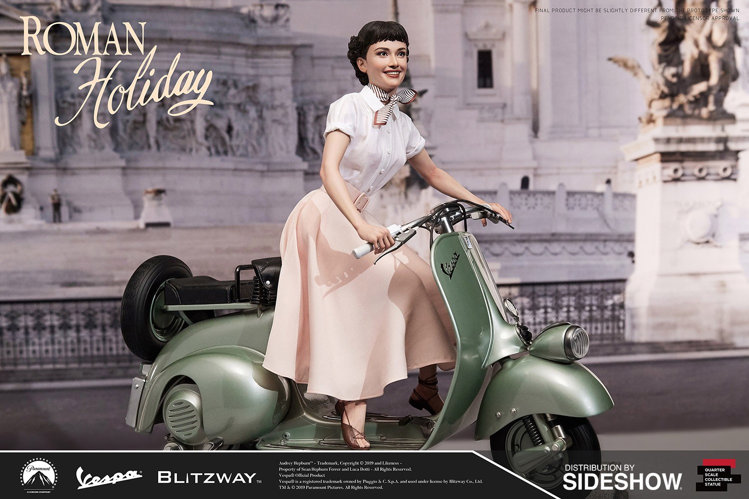 Princess Ann & 1951 Vespa 125 (Prototype Shown) View 1