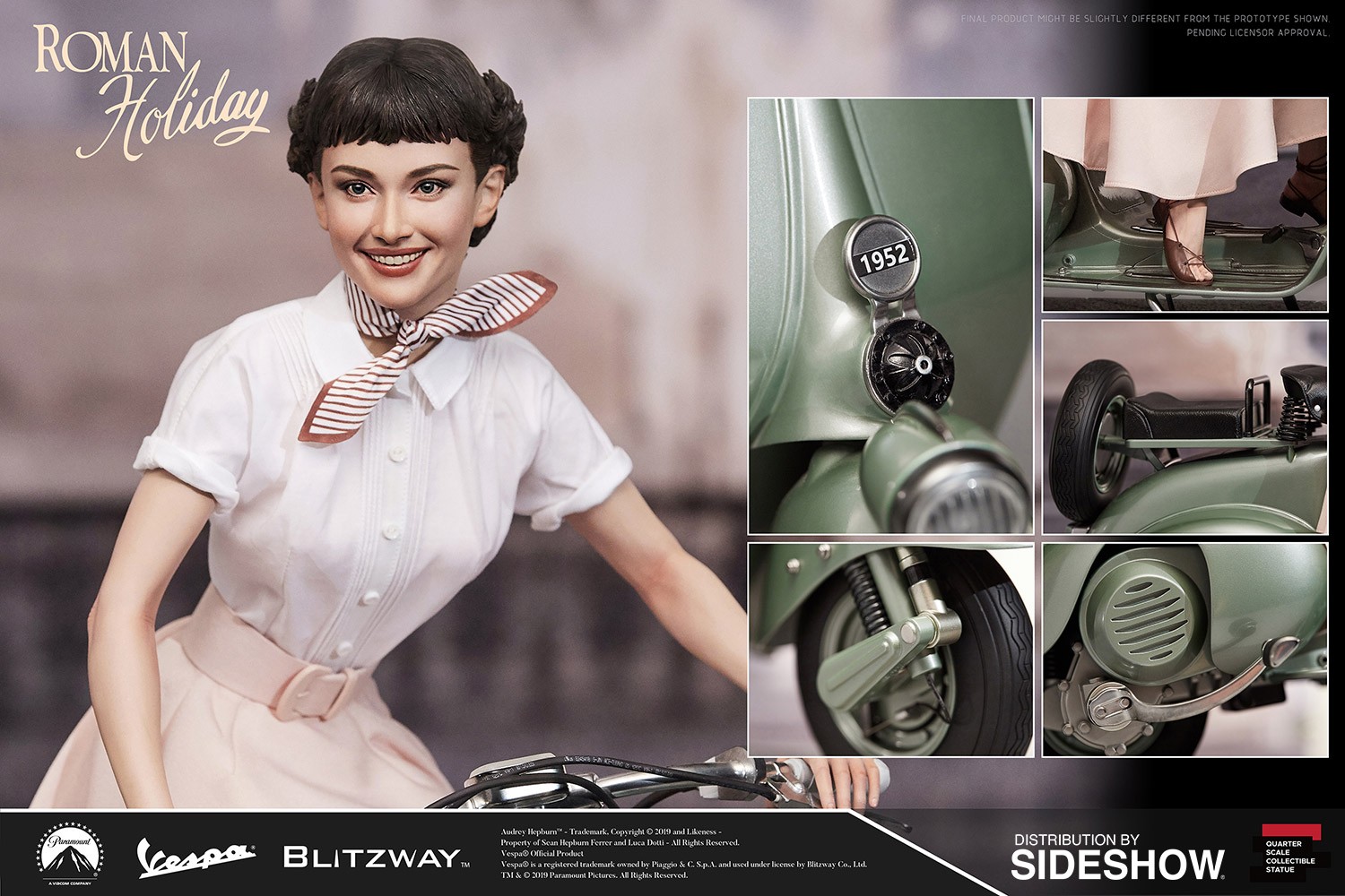 Princess Ann & 1951 Vespa 125 (Prototype Shown) View 32