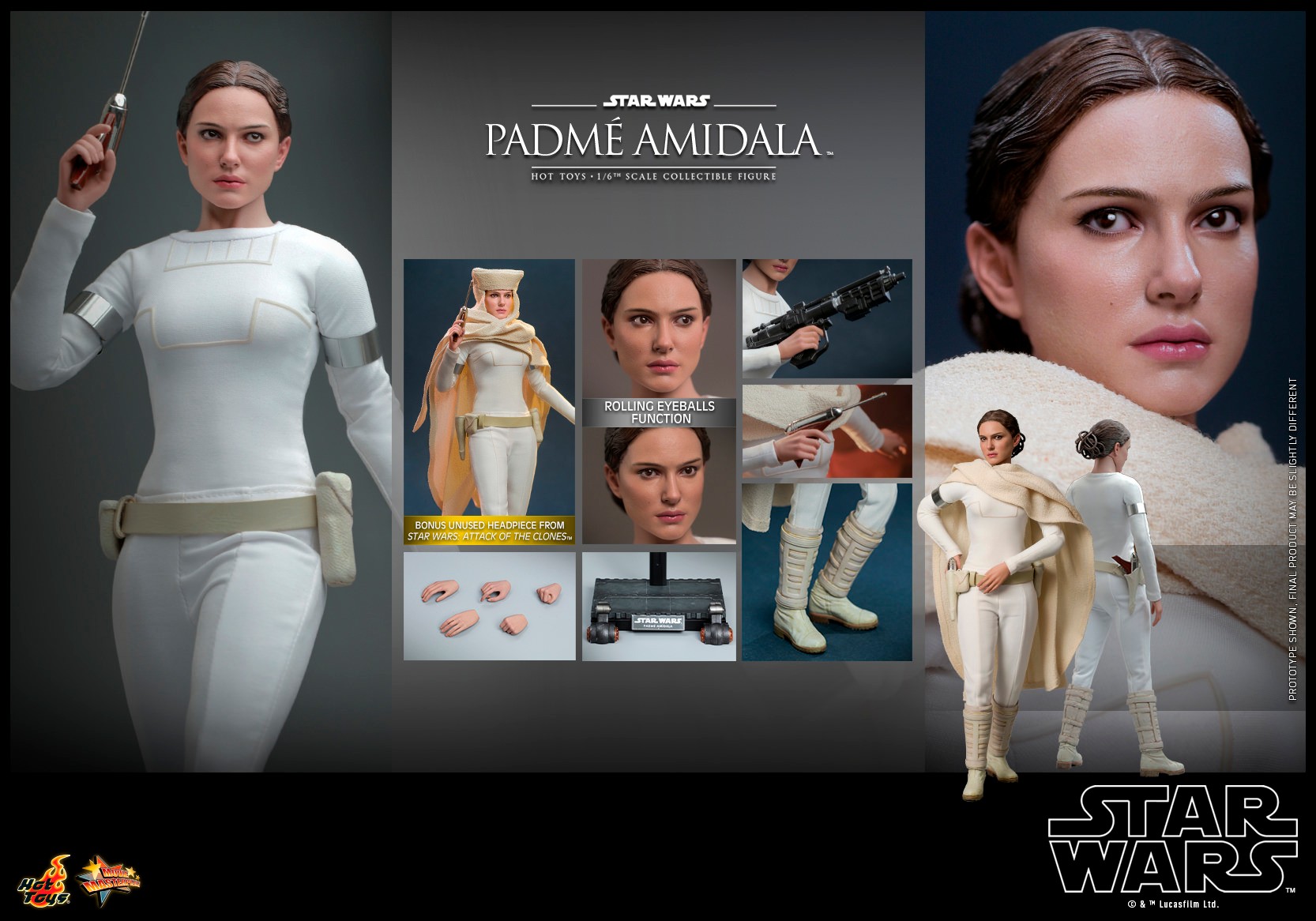 Star Wars Padmé Amidala Sixth Scale Figure  (Prototype Shown) View 21