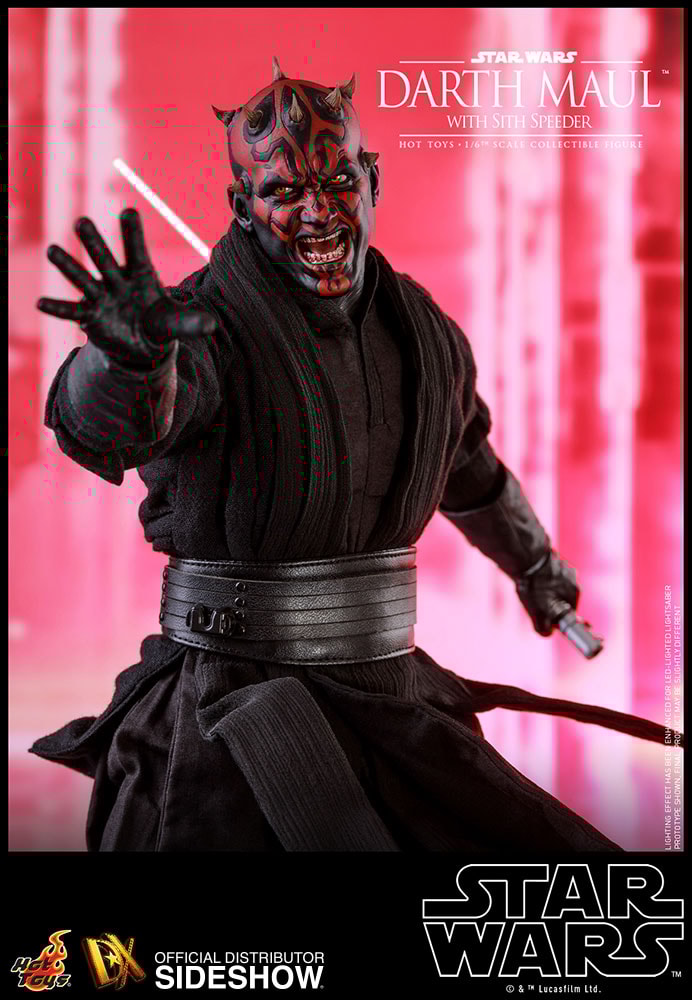 Hot toys darth maul with hot sale sith speeder