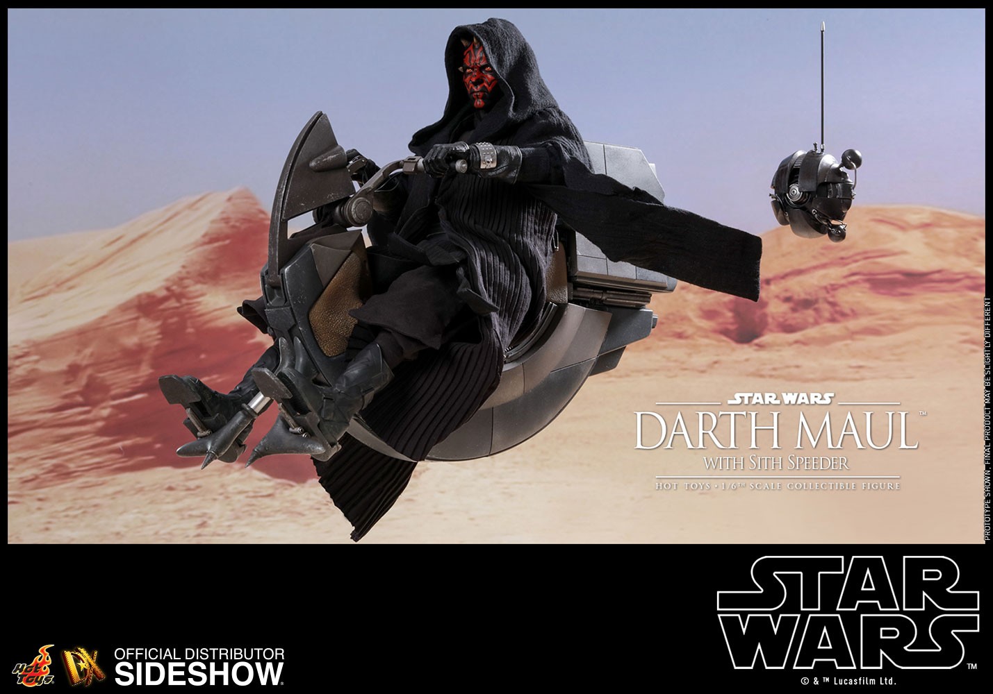 Star Wars Darth Maul with Sith Speeder Sixth Scale Figure  Collector Edition (Prototype Shown) View 12