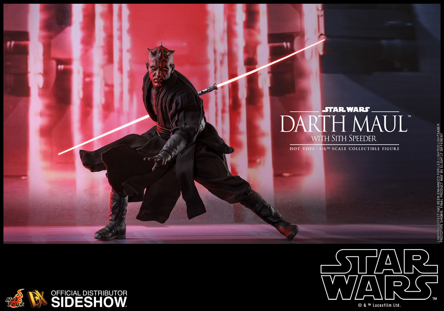 Star Wars Darth Maul with Sith Speeder Sixth Scale Figure  Collector Edition (Prototype Shown) View 14