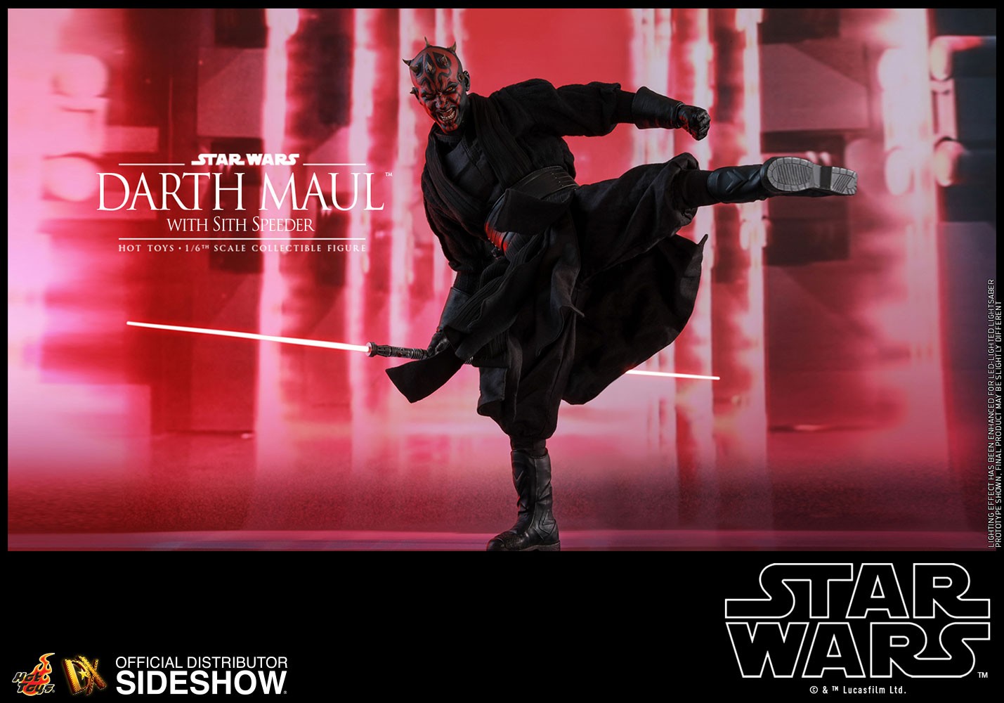 Star Wars Darth Maul with Sith Speeder Sixth Scale Figure  Collector Edition (Prototype Shown) View 16
