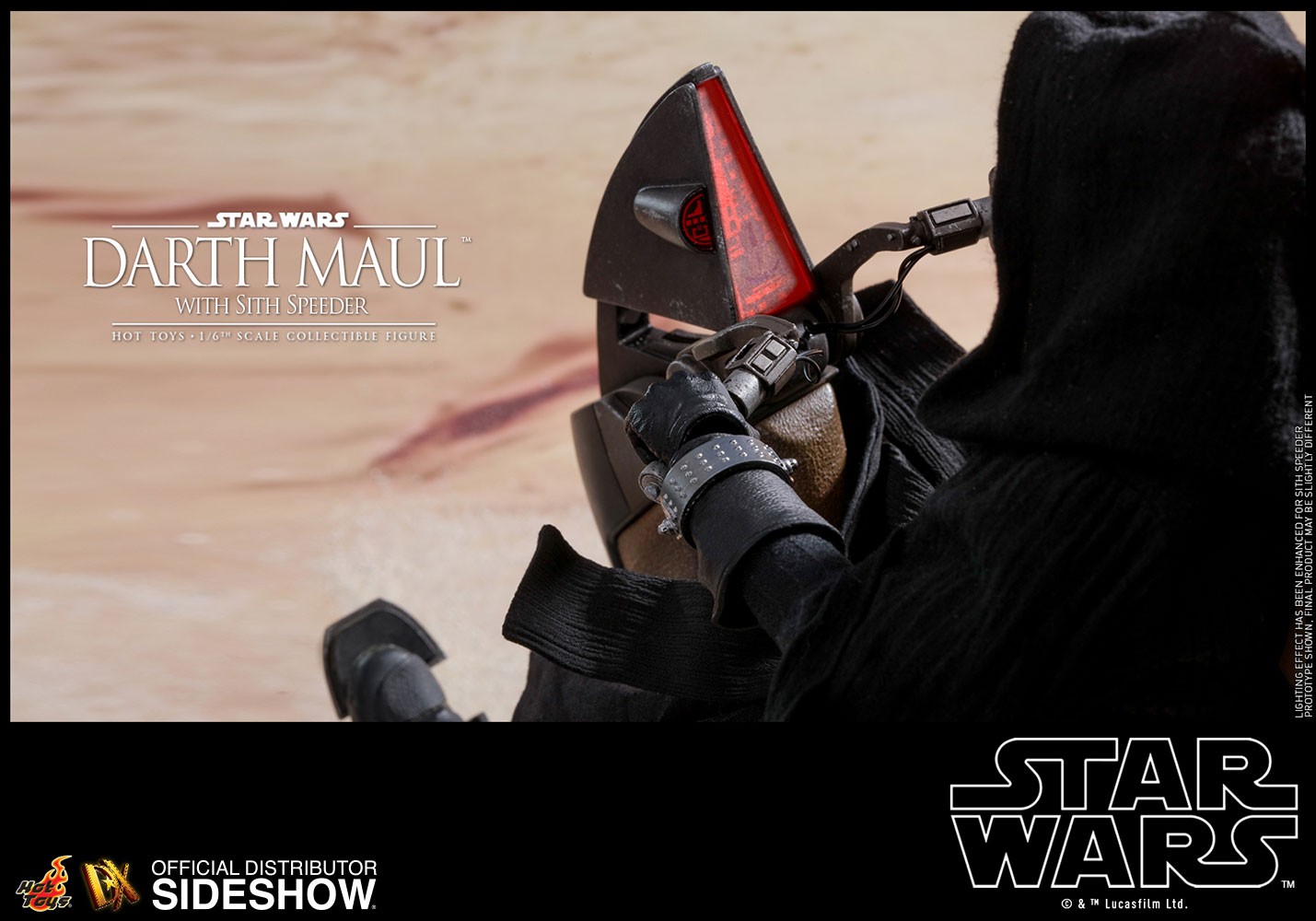 Star Wars Darth Maul with Sith Speeder Sixth Scale Figure  Collector Edition (Prototype Shown) View 27
