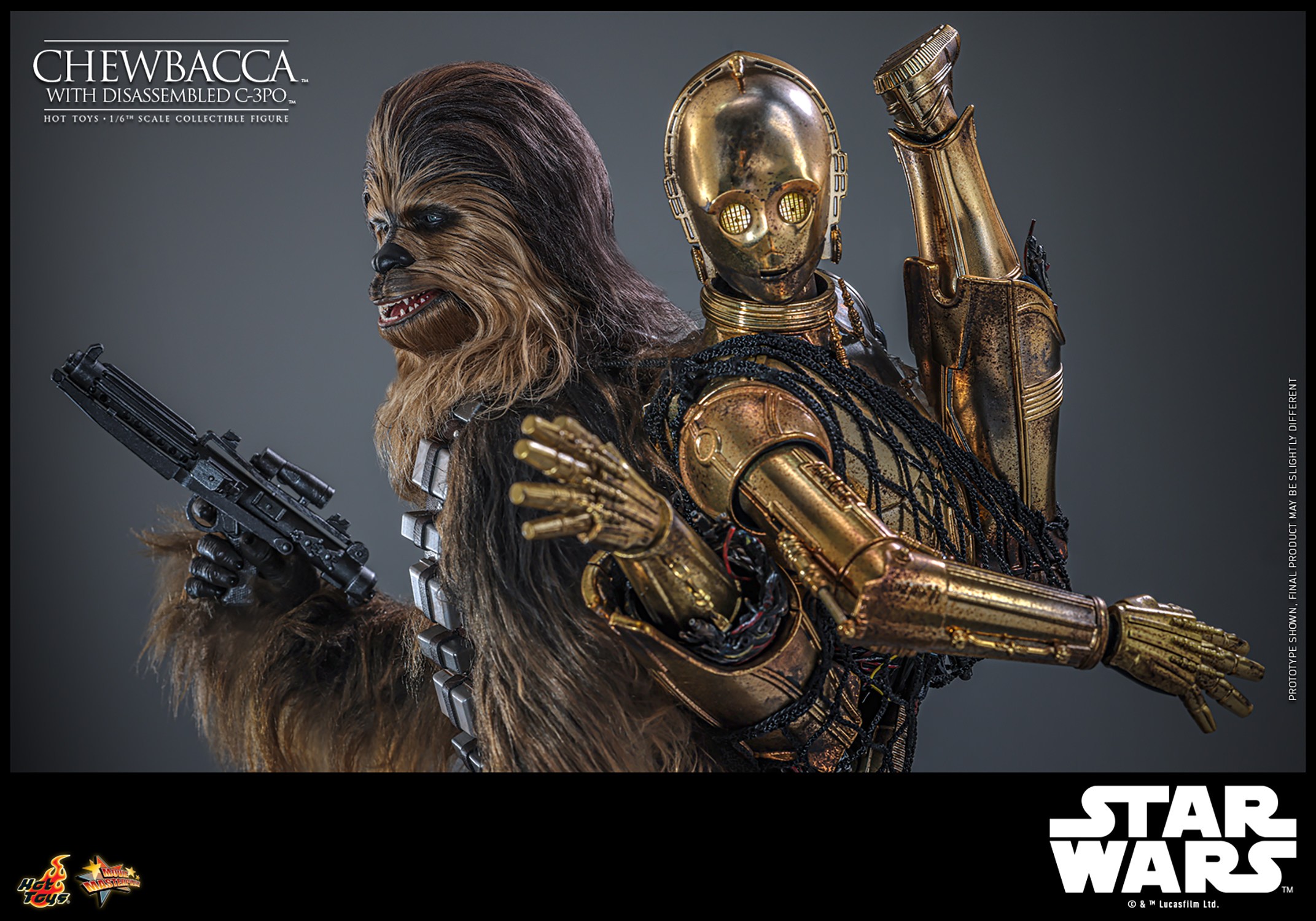 Star Wars Chewbacca™ with Disassembled C-3PO™ Sixth Scale Figure  (Prototype Shown) View 15