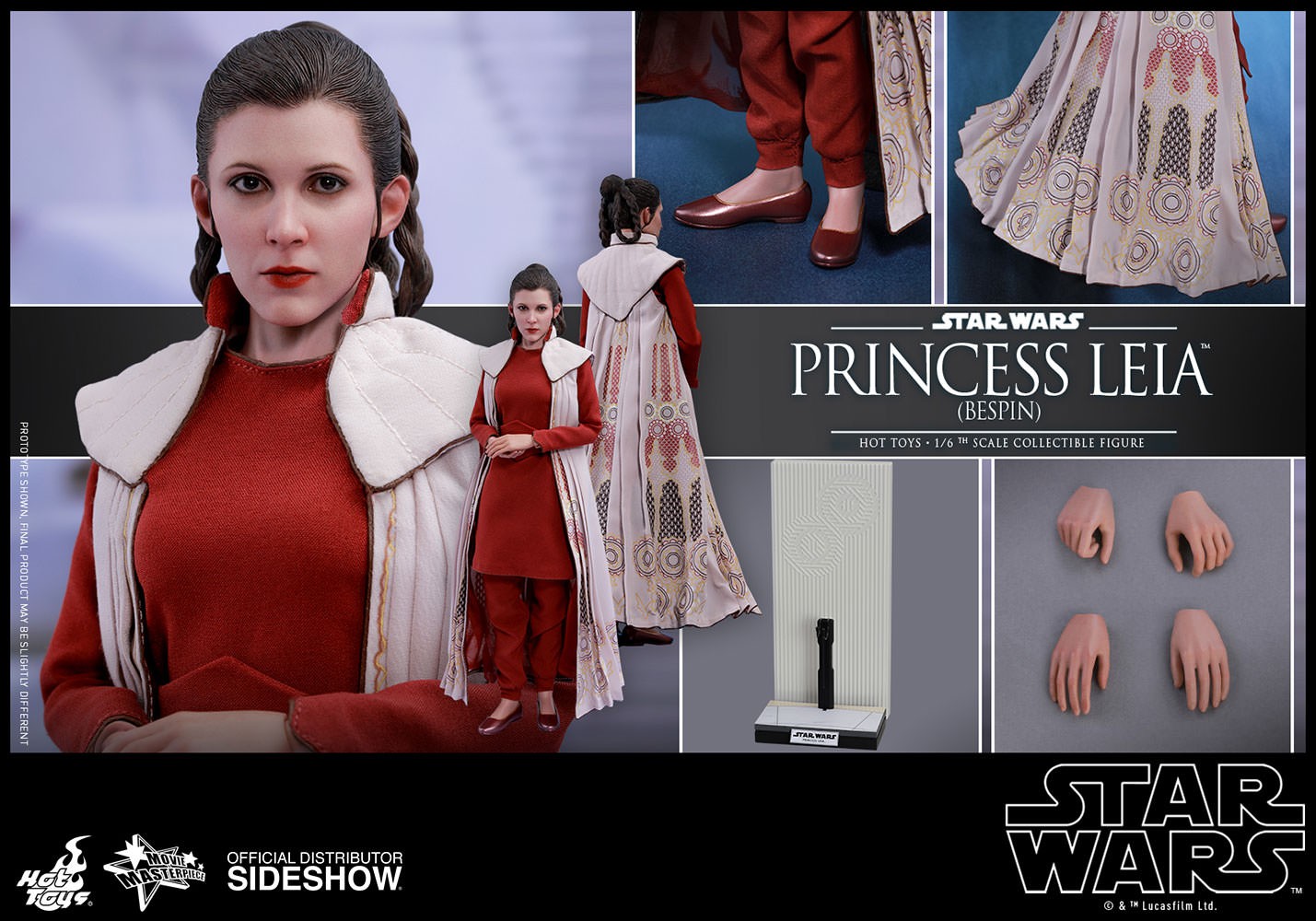 Star Wars Princess Leia Bespin Sixth Scale Figure  (Prototype Shown) View 18