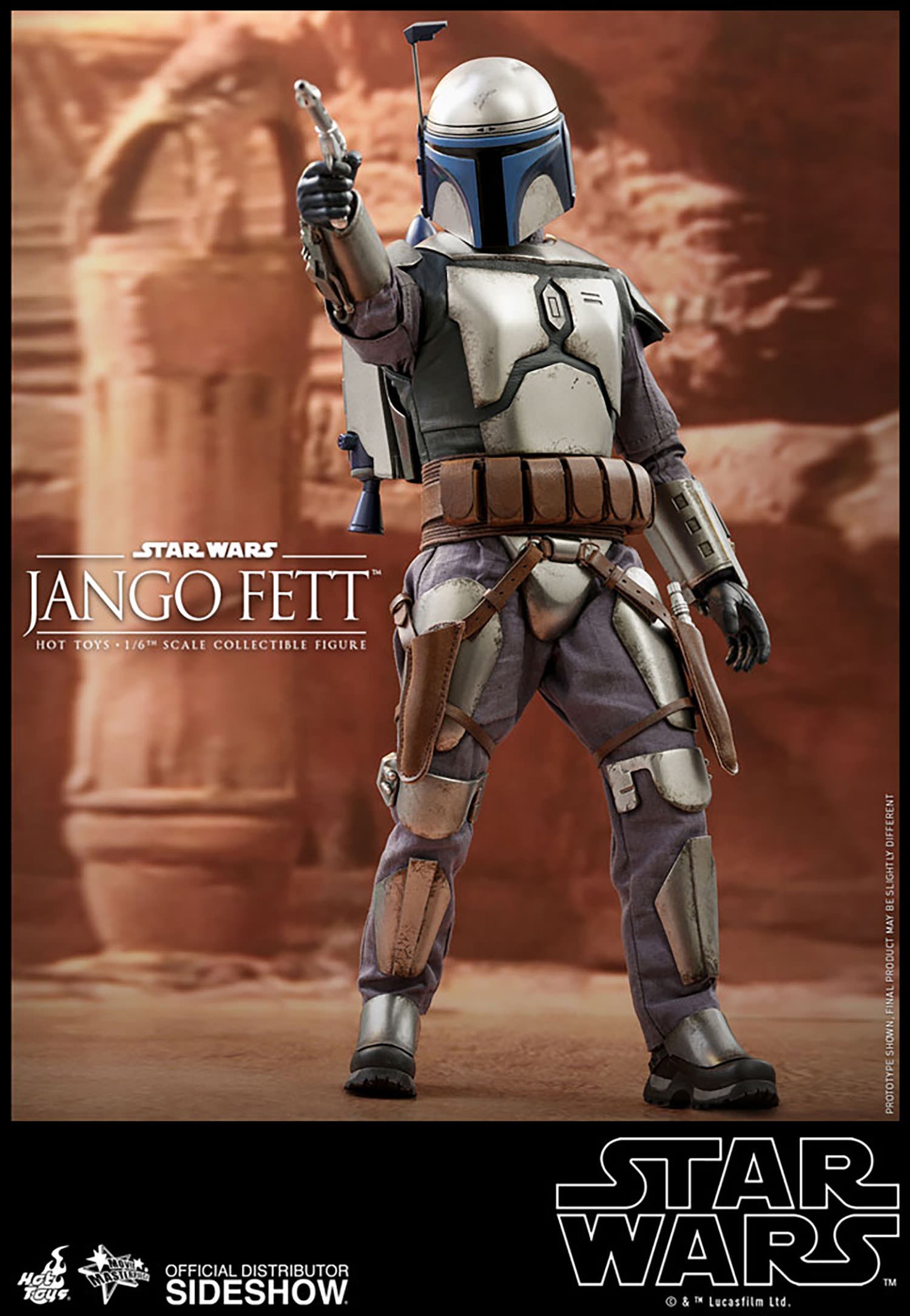 Jango Fett Sixth Scale Collectible Figure by Hot Toys Sideshow
