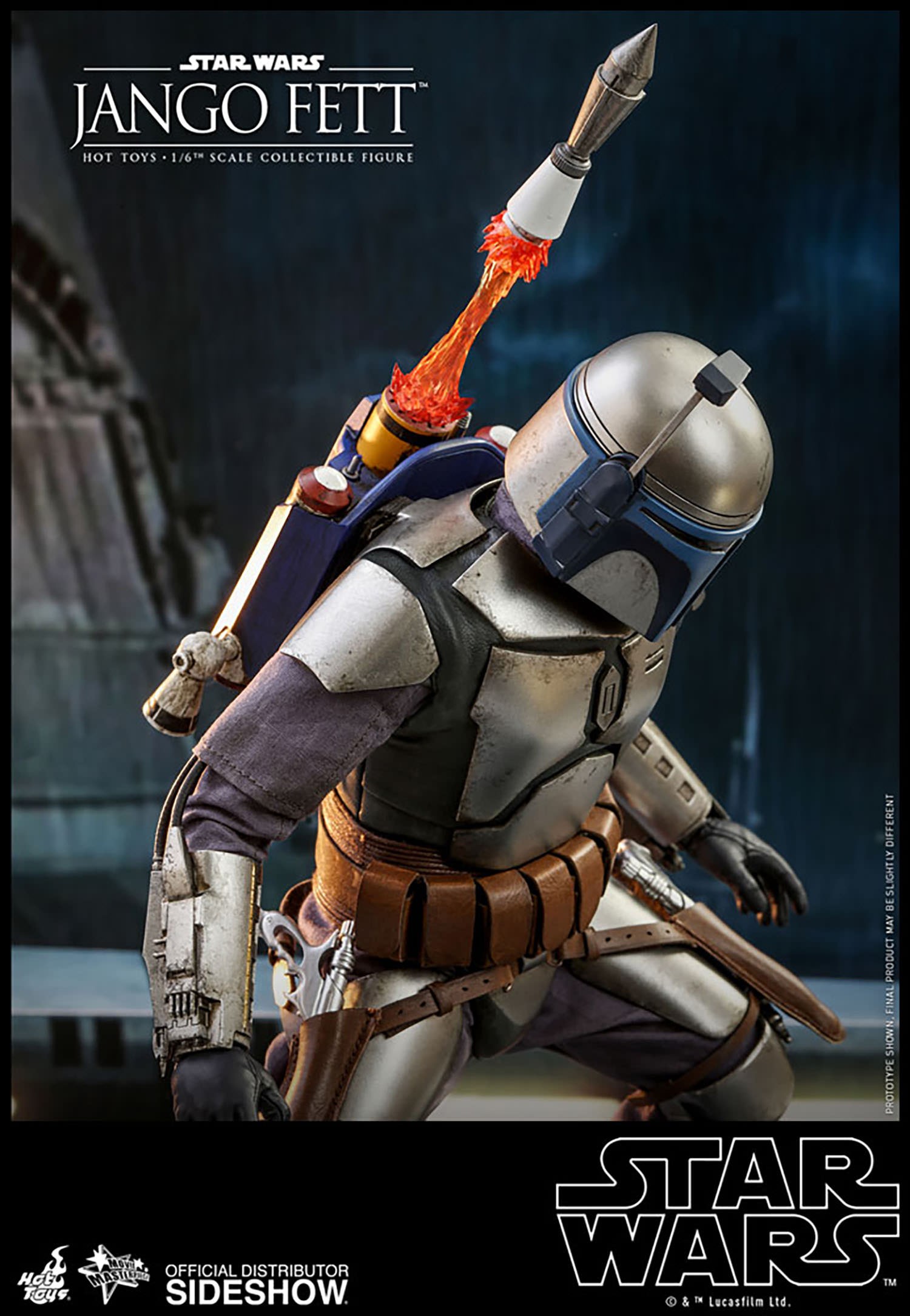 Jango Fett Sixth Scale Collectible Figure by Hot Toys Sideshow