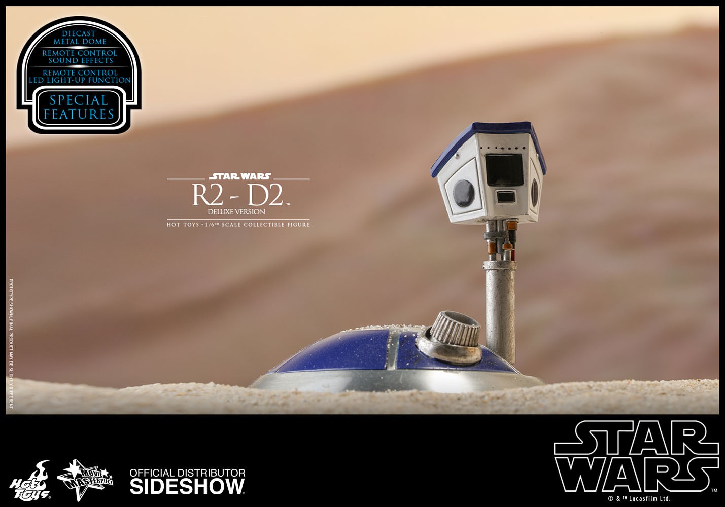 R2-D2 Deluxe Version- Prototype Shown