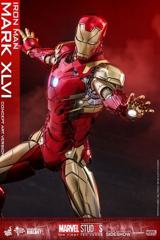 ホットトイズ アイアンマン マーク46 コンセプトアート トイ