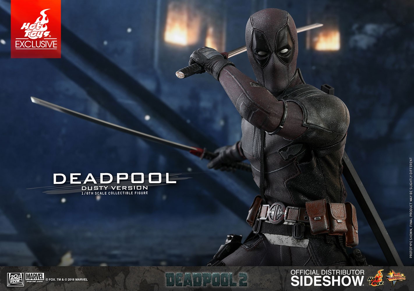 Marvel Deadpool Dusty Version Sixth Scale Figure  Exclusive Edition (Prototype Shown) View 15