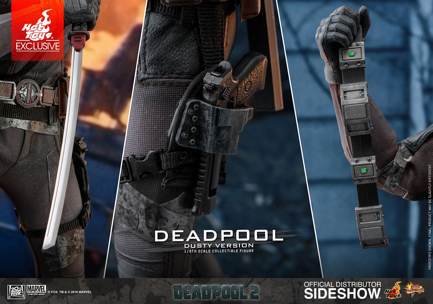 Marvel Deadpool Dusty Version Sixth Scale Figure  Exclusive Edition (Prototype Shown) View 17