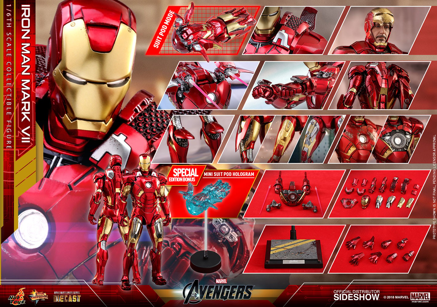 Iron Man Mark VII Special Edition Exclusive Edition (Prototype Shown) View 1