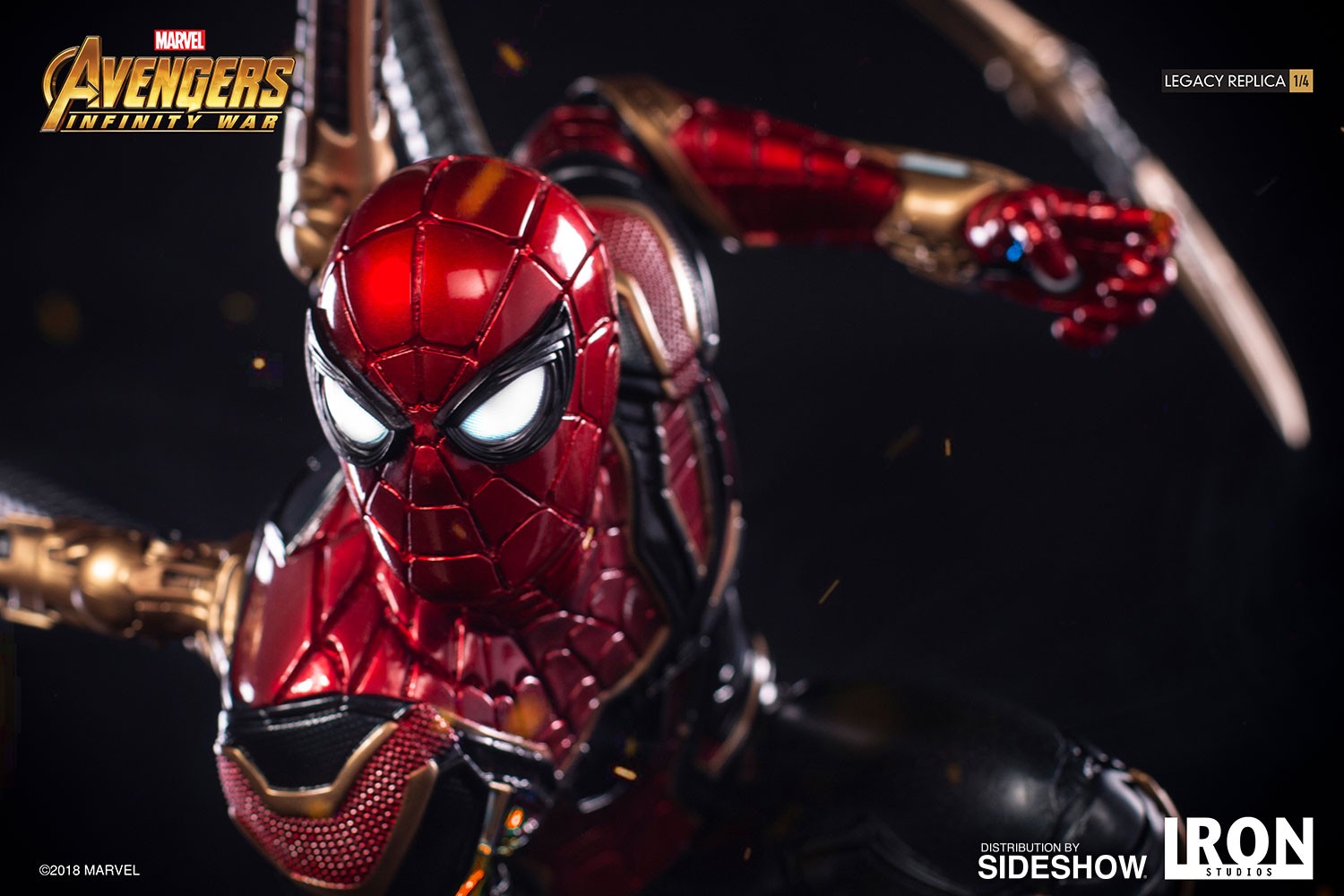 Sideshow iron spiderman sales