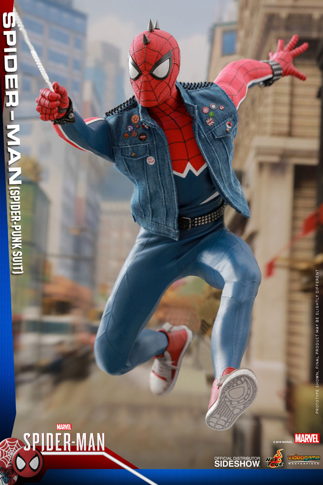 Spider Man Punk Suit Figure by Hot Toys | Sideshow Collectibles
