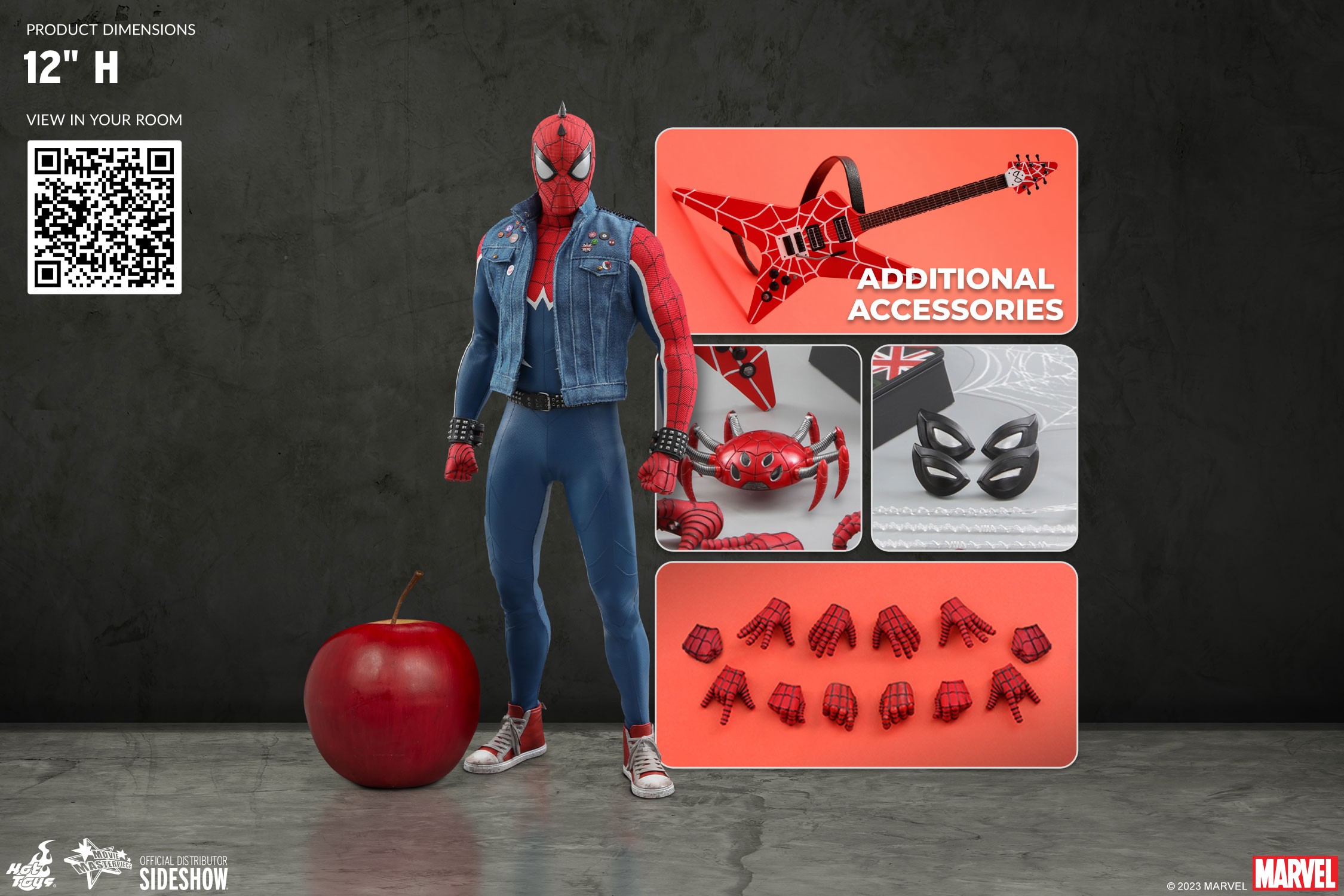 Spider Man Punk Suit Figure by Hot Toys | Sideshow Collectibles
