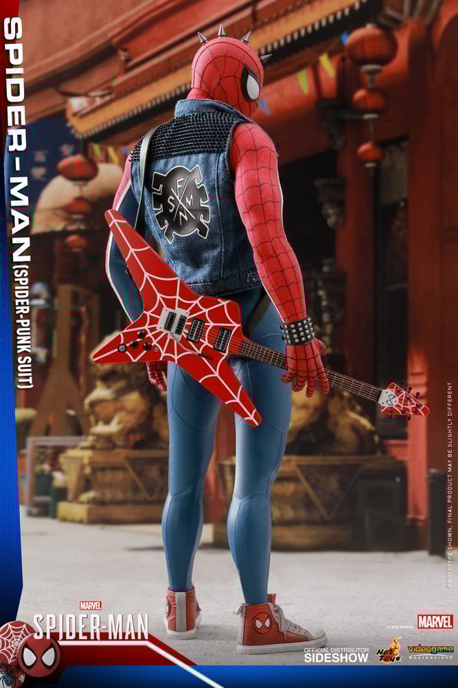 Spider Man Punk Suit Figure by Hot Toys | Sideshow Collectibles