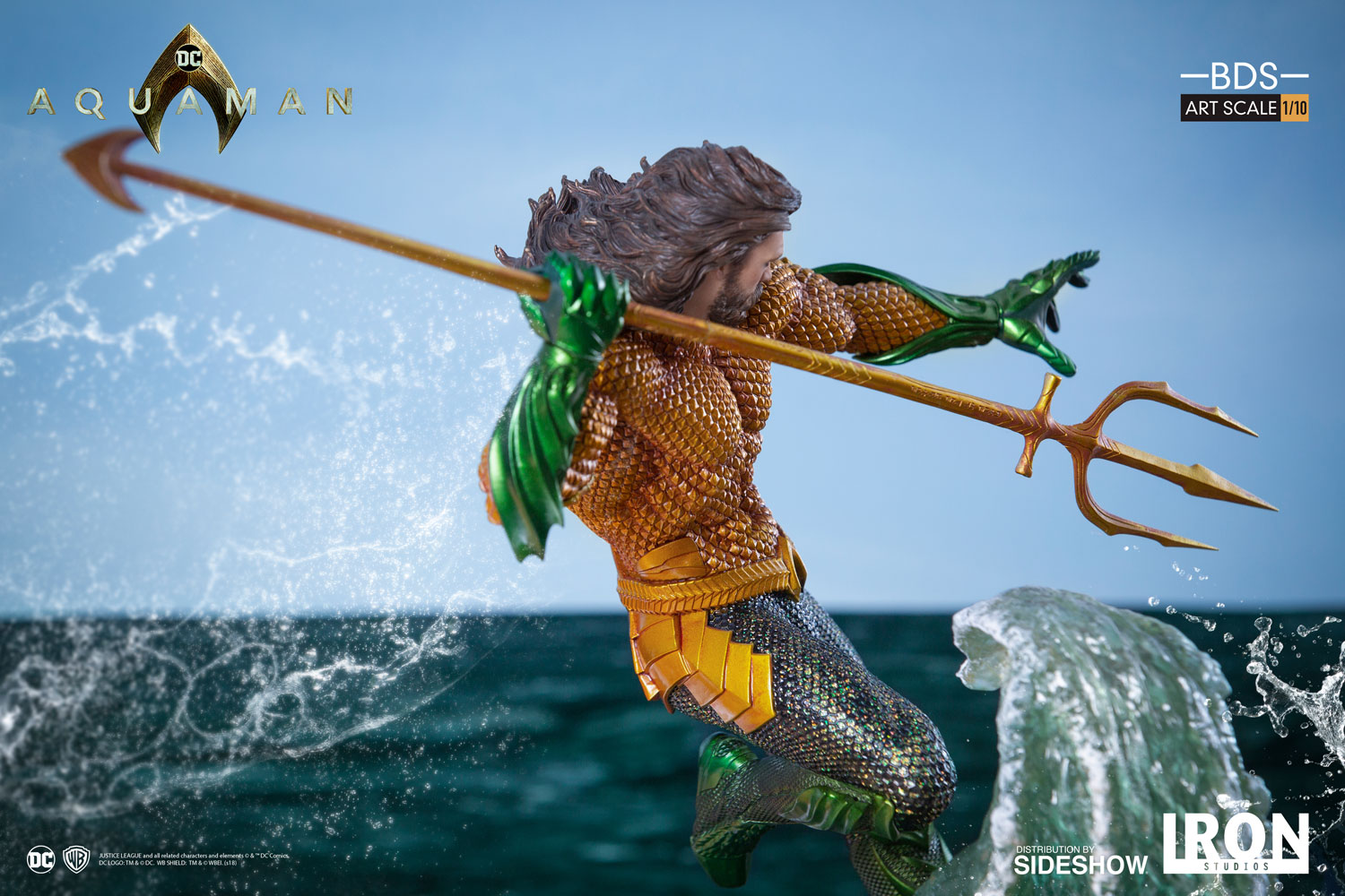 DC Comics Aquaman 1:10 Scale Statue  (Prototype Shown) View 7