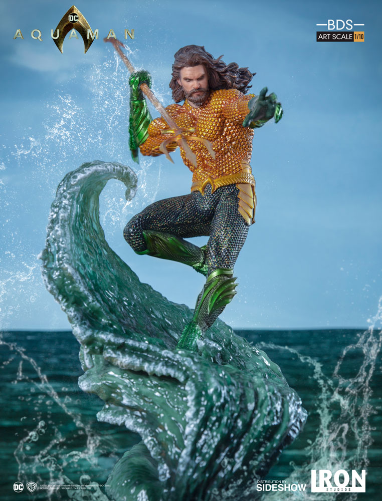 DC Comics Aquaman 1:10 Scale Statue  (Prototype Shown) View 9