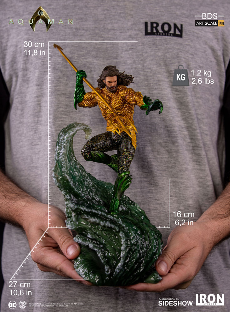 DC Comics Aquaman 1:10 Scale Statue  (Prototype Shown) View 16