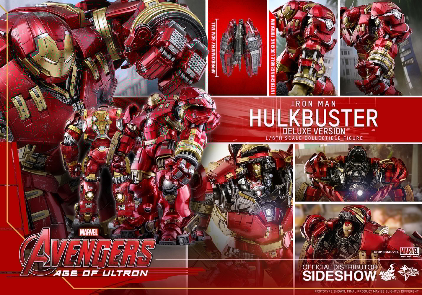 Hulkbuster Deluxe Figure by Hot Toys Sideshow Collectibles