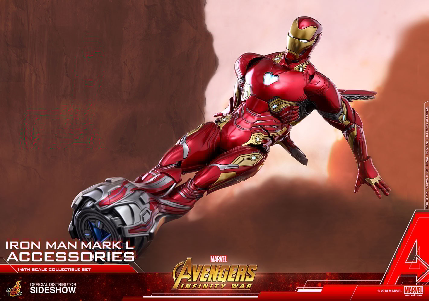 Hot toys iron man mark sales 50 accessories