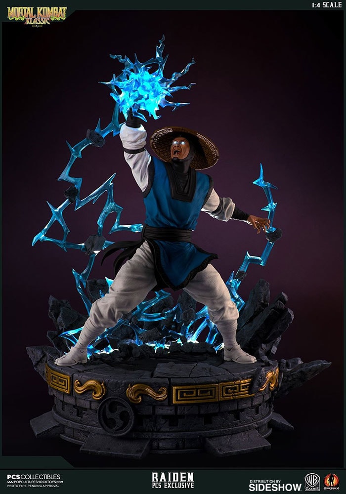 Mortal Kombat Raiden Legacy Statues  Exclusive Edition View 2