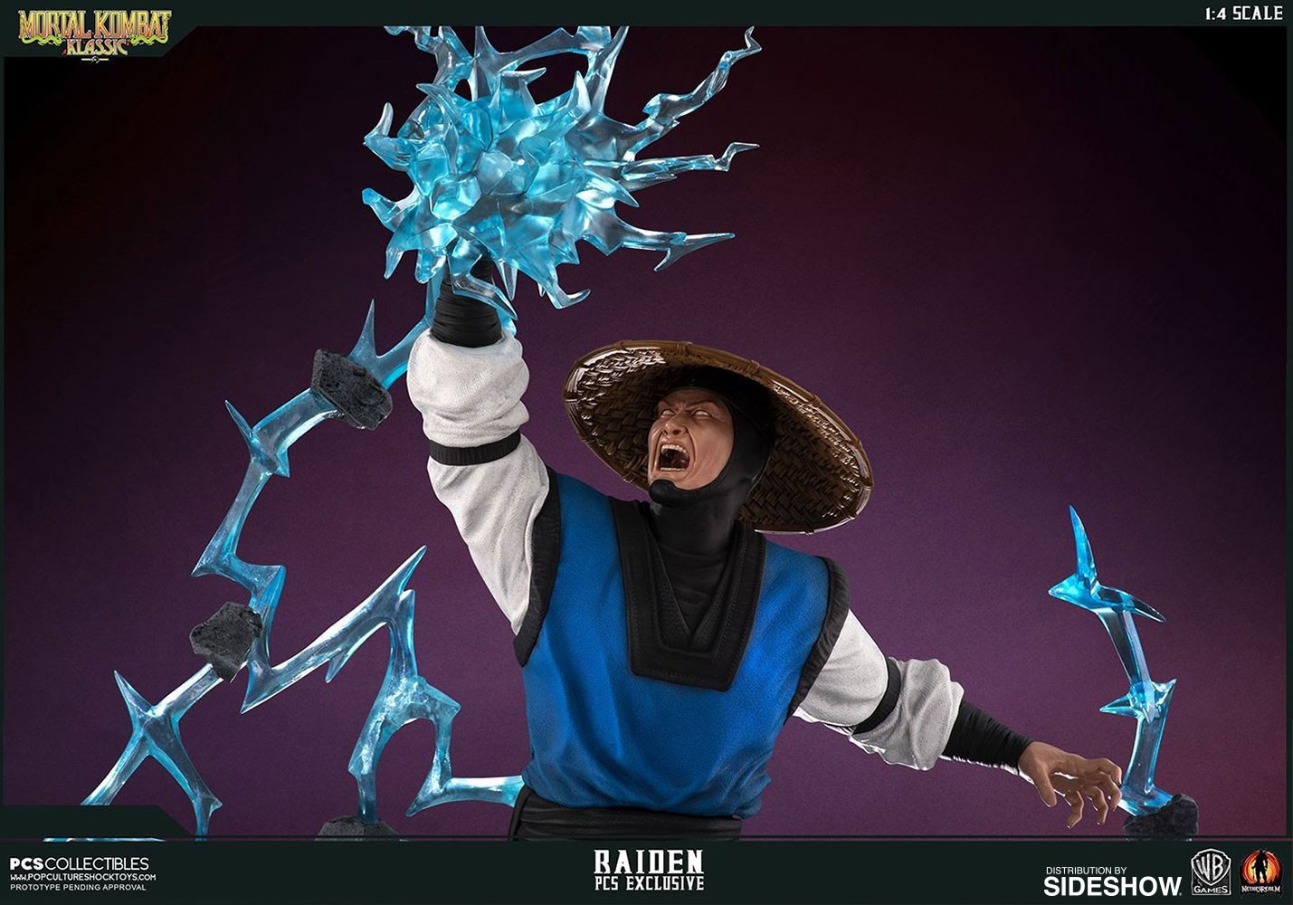 Mortal Kombat Raiden Legacy Statues  Exclusive Edition View 6