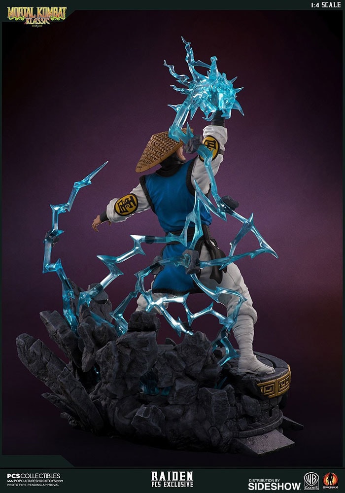 Mortal Kombat Raiden Legacy Statues  Exclusive Edition View 10
